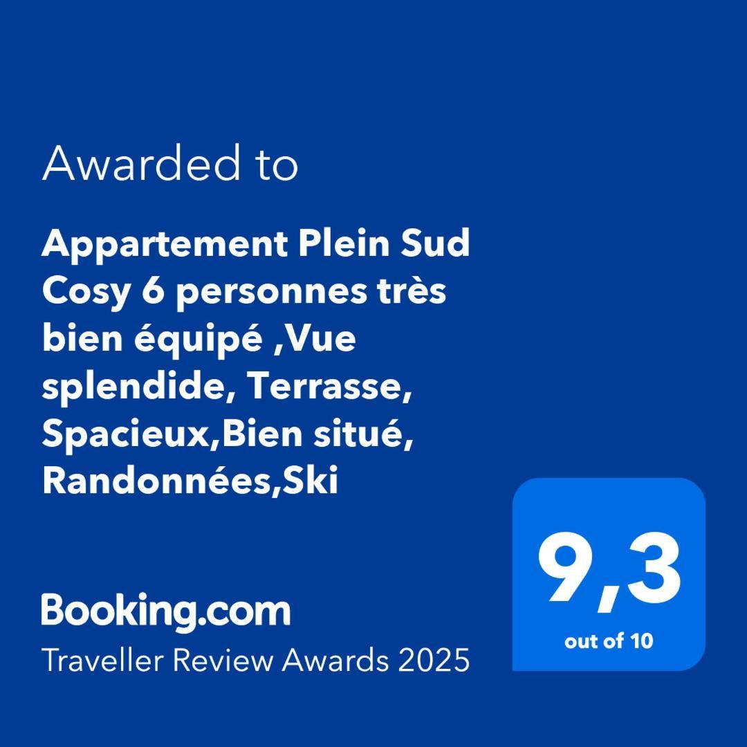 Saint-Sorlin-dʼArves Appartement Plein Sud Cosy 6 Personnes Tres Bien Equipe ,Vue Splendide, Terrasse, Spacieux,Bien Situe, Randonnees,Ski מראה חיצוני תמונה
